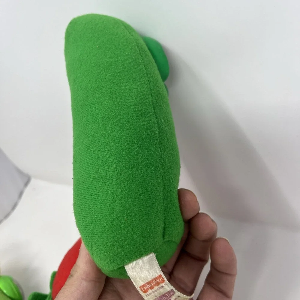 Veggie Tales Plush Googly Eyes Rattle Fisher Price Big Idea Lot (3) Bob Larry - Picture 8 of 8